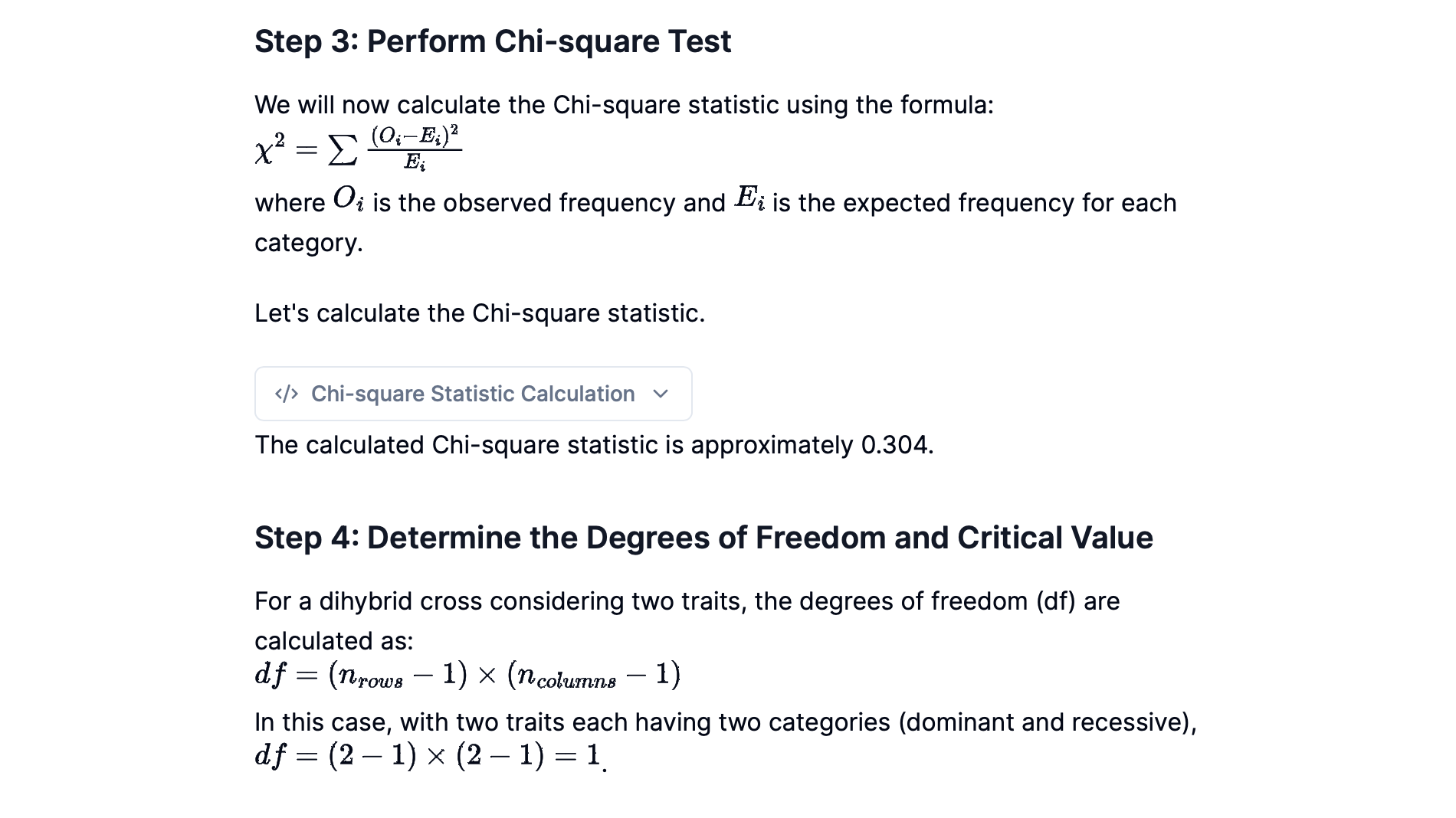 AI Statistics Solver | Calculate stats with Julius